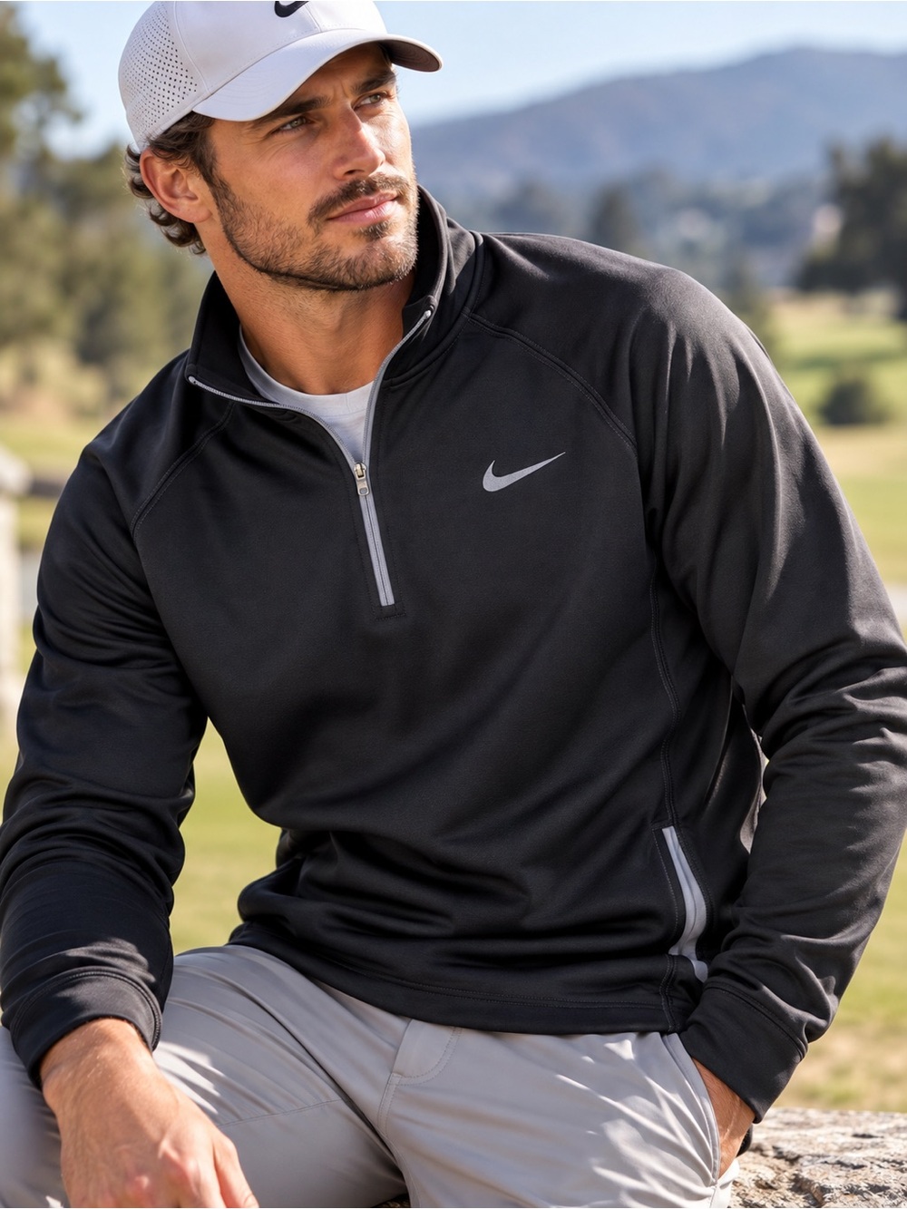 Nike Therma-FIT 1/4 Zip Pullover XXL Black NWT Training Golf #630